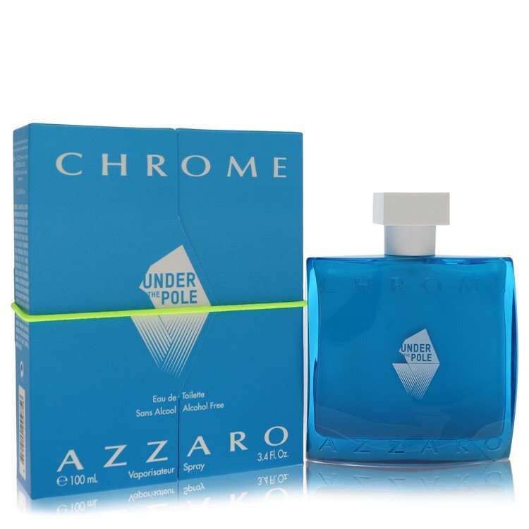 Azzaro Chrome Under The Pole Eau de Toilette Spray Alcohol Free 3.4 oz for Men Azzaro Azzaro