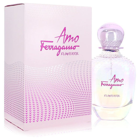 Amo Flowerful by Salvatore Ferragamo Eau De Toilette Spray 3.4 oz (Women) Salvatore Ferragamo Salvatore Ferragamo