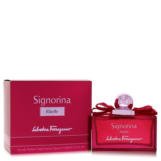 Signorina Ribelle by Salvatore Ferragamo Eau De Parfum Spray 3.4 oz (Women) Salvatore Ferragamo Salvatore Ferragamo