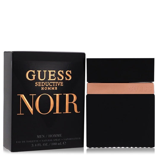 Guess Seductive Homme Noir by Guess Eau De Toilette Spray 3.4 oz (Men) Guess Guess