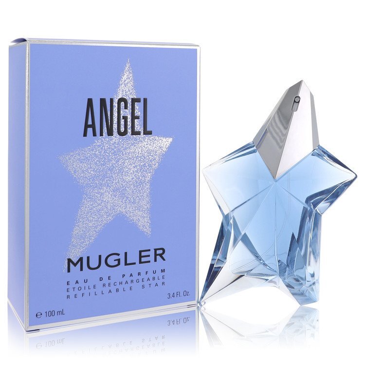 Angel by Thierry Mugler Standing Star Eau De Parfum Spray Refillable 3.4 oz (Women) Thierry Mugler Thierry Mugler