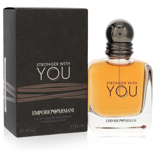 Stronger With You by Giorgio Armani Eau De Toilette Spray 1.7 oz (Men) Giorgio Armani Giorgio Armani