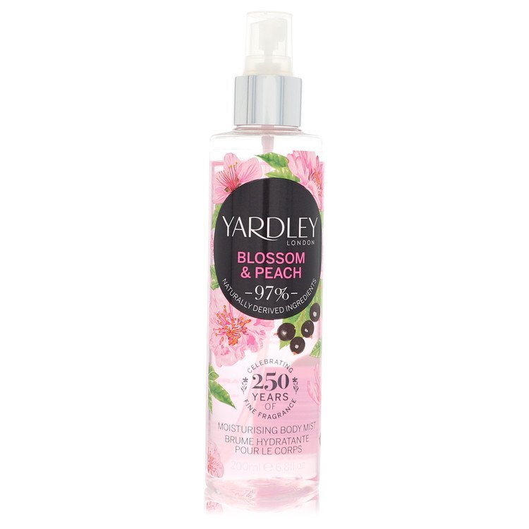 Yardley Blossom & Peach by Yardley London Moisturizing Body Mist 6.8 oz (Women) Yardley London Yardley London