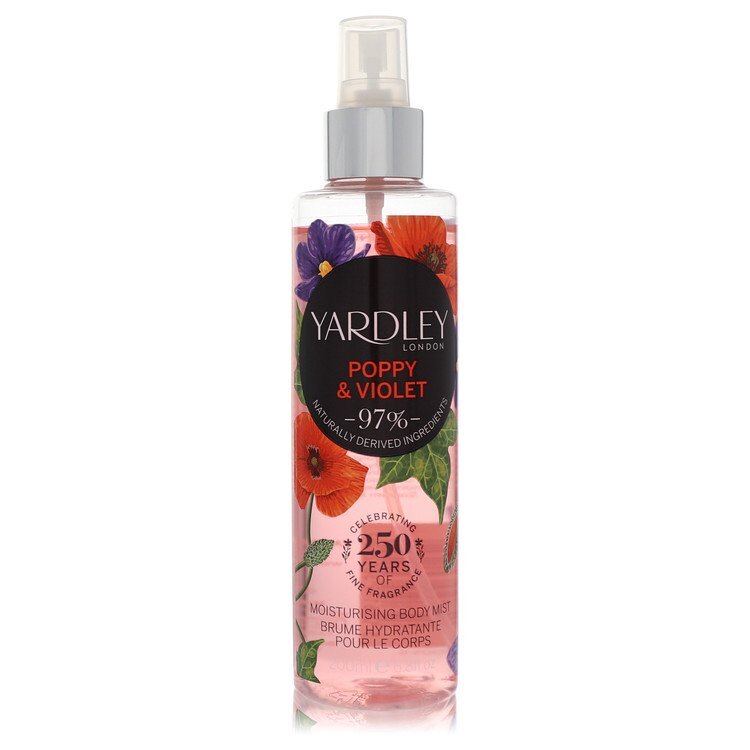 Yardley Poppy & Violet by Yardley London Body Mist 6.8 oz (Women) Yardley London Yardley London