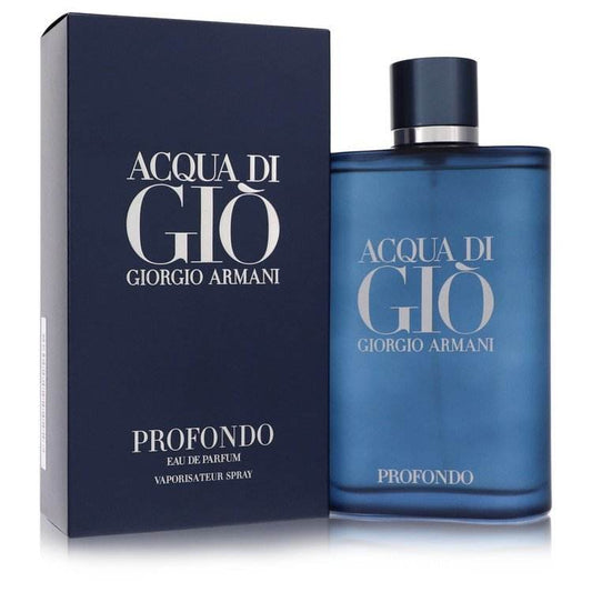 Acqua Di Gio Profondo by Giorgio Armani Eau De Parfum Spray 6.7 oz (Men) Giorgio Armani Giorgio Armani