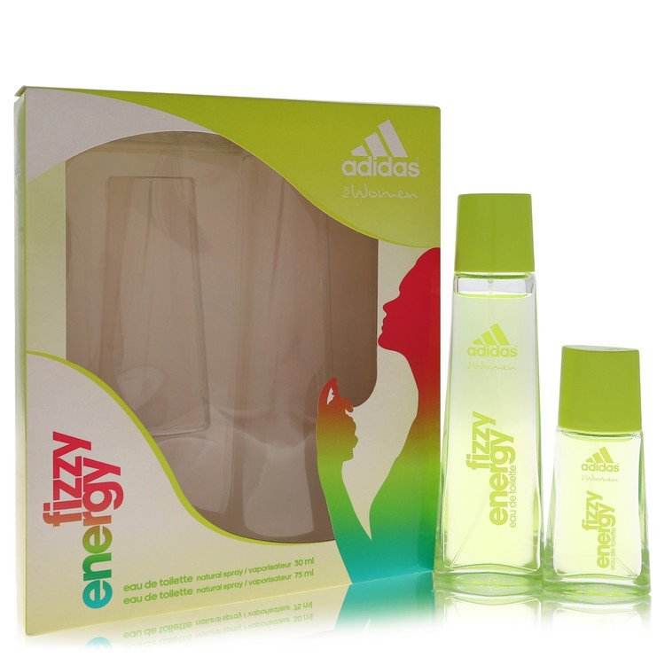 Adidas Fizzy Energy by Adidas Gift Set -- 2.5 oz Eau De Toilette Spray + 1 oz Eau De Toilette Spray (Women) Adidas Adidas