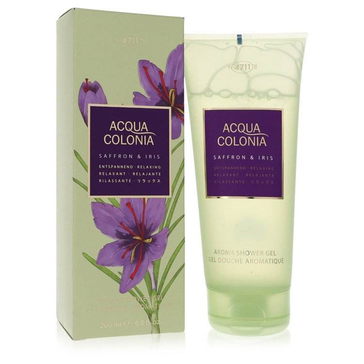 4711 Acqua Colonia Saffron & Iris Shower Gel 6.8 oz for Women 4711 4711