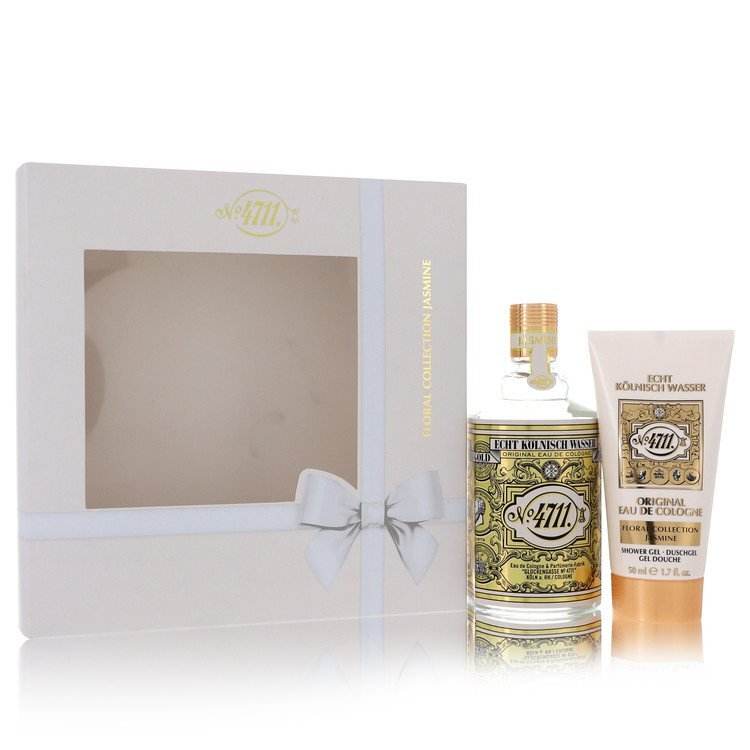 4711 Floral Collection Jasmine Gift Set Unisex - 3.4 oz Cologne Spray + 1.7 oz Shower Gel 4711 4711
