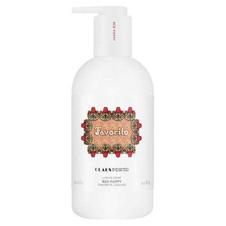 Claus Porto Favorito Red Poppy Liquid Soap 10.1 Oz Liquid Soap Pasteur Pharmacy
