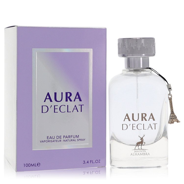 Aura D'eclat by Maison Alhambra Eau De Parfum Spray 3.4 oz (Women) Maison Alhambra Maison Alhambra