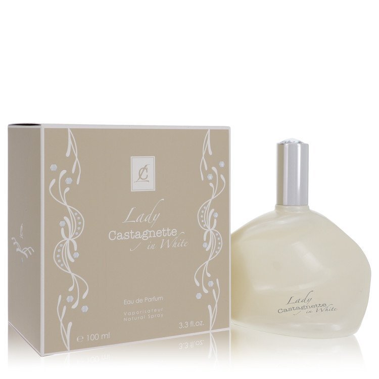 Lady Castagnette In White by Lulu Castagnette Eau De Parfum Spray 3.3 oz (Women) Lulu Castagnette Lulu Castagnette