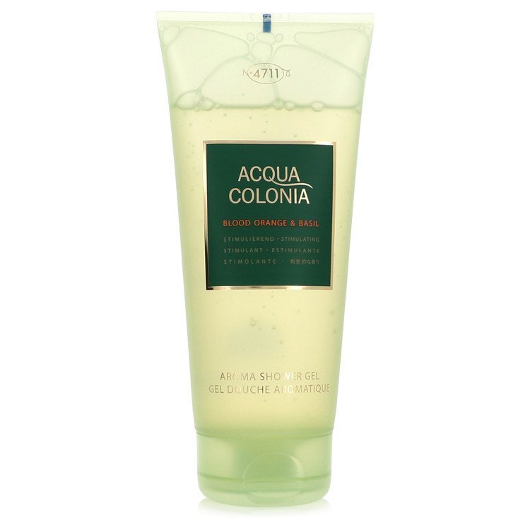 4711 Acqua Colonia Blood Orange & Basil by 4711 Shower Gel (Unboxed) 6.8 oz (Women)