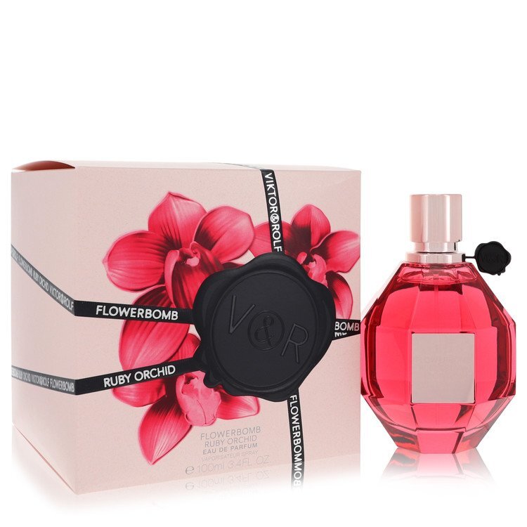 Flowerbomb Ruby Orchid by Viktor & Rolf Eau De Parfum Spray 3.4 oz (Women) Viktor & Rolf Viktor & Rolf
