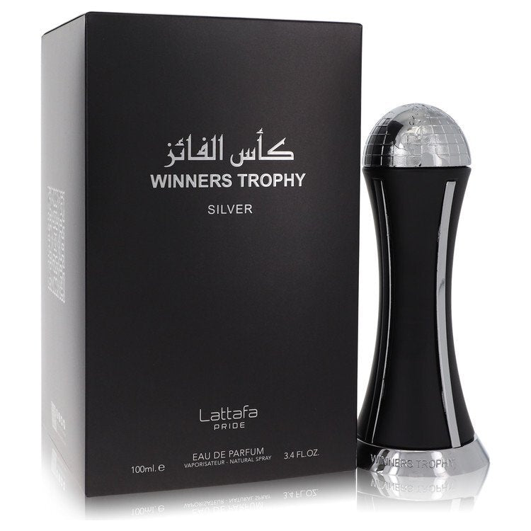 Lattafa Pride Winners Trophy Silver by Lattafa Eau De Parfum Spray 3.4 oz (Men) Lattafa Lattafa