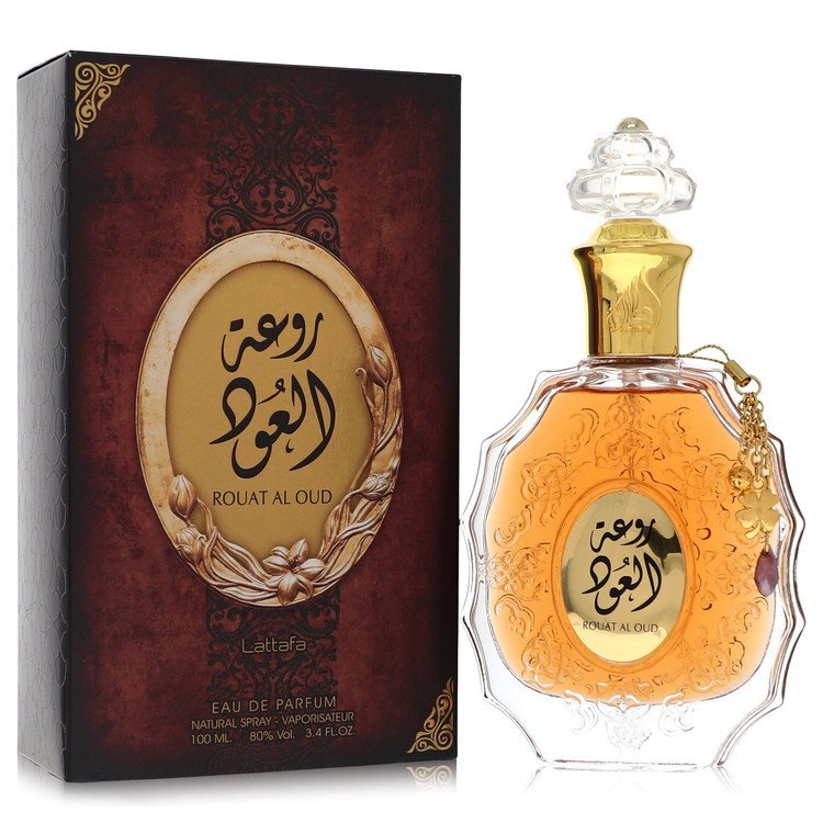 Lattafa Rouat Al Oud by Lattafa Eau De Parfum Spray (Unisex) 3.4 oz (Men) Lattafa Lattafa