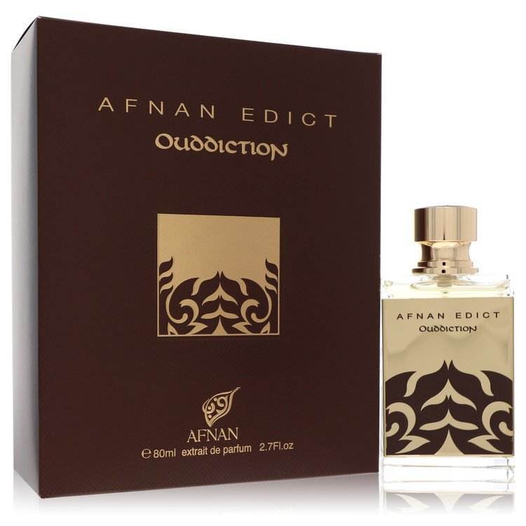 Afnan Edict Ouddiction by Afnan Extrait De Parfum Spray (Unisex) 2.7 oz (Women) Afnan Afnan