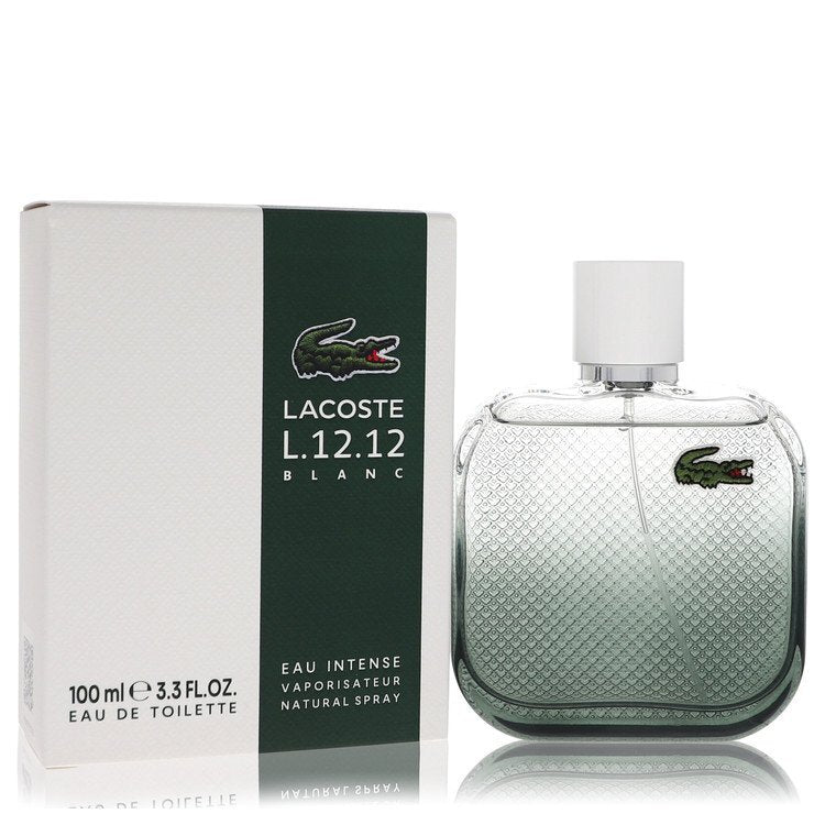 Lacoste Eau De Lacoste L.12.12 Blanc Eau Intense by Lacoste Eau De Toilette Spray 3.3 oz (Men) Lacoste Lacoste