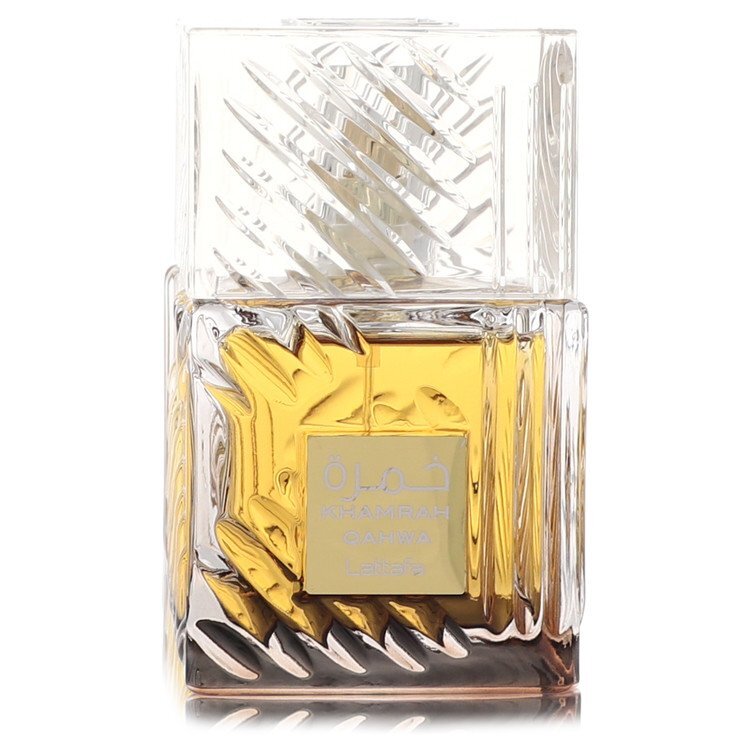 Lattafa Khamrah Qahwa by Lattafa Eau De Parfum Spray (Unisex Unboxed) 3.4 oz (Men)