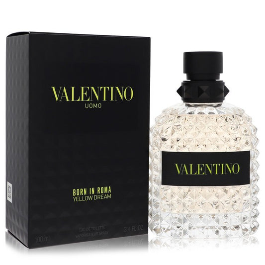 Valentino Uomo Born In Roma Yellow Dream by Valentino Eau De Toilette Spray 3.4 oz (Men) Valentino Valentino