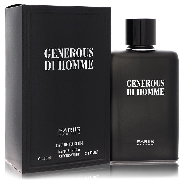 Fariis Generous Di Homme by Fariis Parfum Eau De Parfum Spray 3.4 oz (Men) Fariis Parfum Fariis Parfum