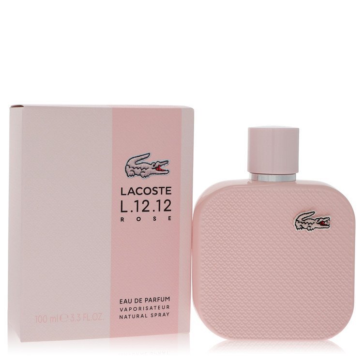 Lacoste Eau De Lacoste L.12.12 Rose by Lacoste Eau De Parfum Spray 3.3 oz (Women) Lacoste Lacoste