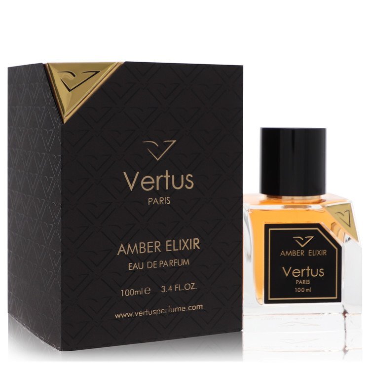 Vertus Amber Elixir by Vertus Eau De Parfum Spray (Unisex) 3.4 oz (Men) Vertus Vertus
