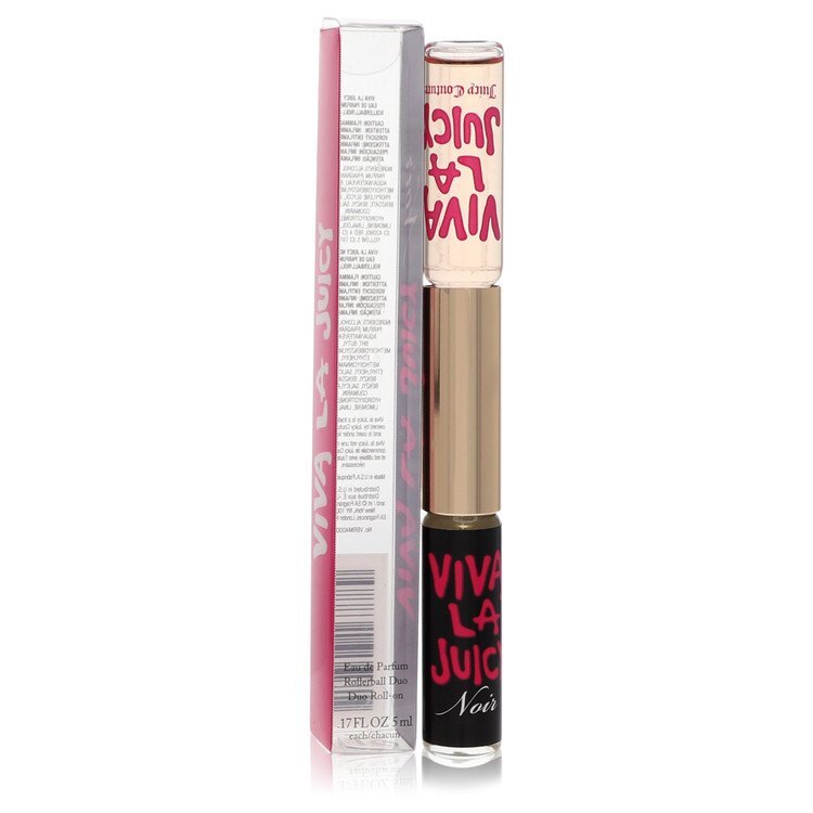 Viva La Juicy Noir by Juicy Couture Duo Mini EDP Roll On Viva La Juicy Noir+Viva La Juicy .17 oz (Women) Juicy Couture Juicy Couture