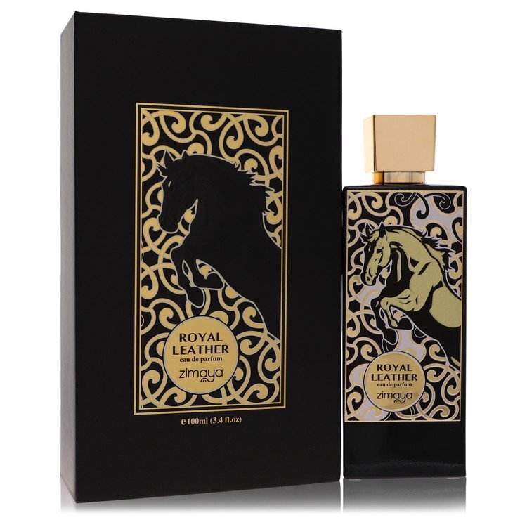 Afnan Zimaya Royal Leather by Afnan Eau De Parfum Spray (Unisex) 3.4 oz (Men) Afnan Afnan