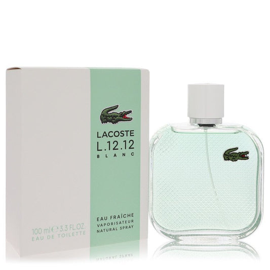 Lacoste Eau De Lacoste L.12.12 Blanc Eau Fraichie by Lacoste Eau De Toilette Spray 3.4 oz (Men) Lacoste Lacoste