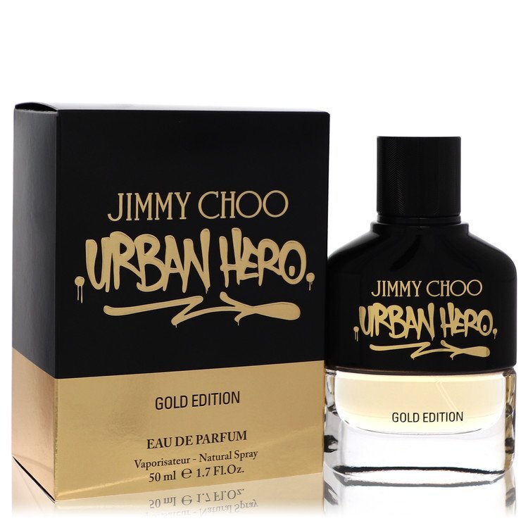 Jimmy Choo Urban Hero Gold Edition by Jimmy Choo Eau De Parfum Spray 1.7 oz (Men) Jimmy Choo Jimmy Choo