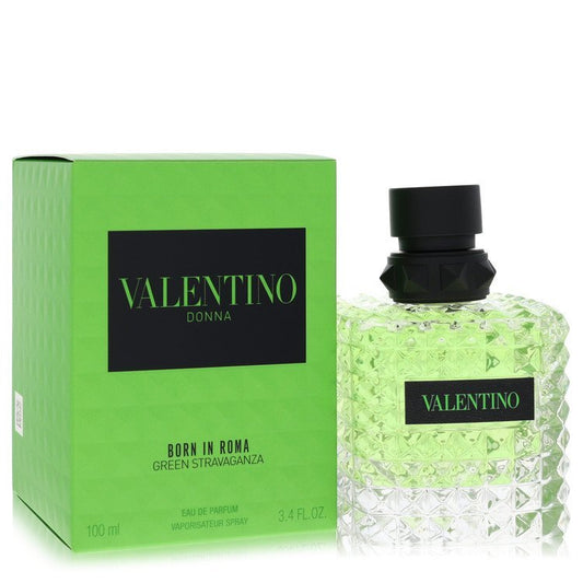 Valentino Donna Born in Roma Green Stravaganza by Valentino Eau De Parfum Spray 3.4 oz (Women) Valentino Valentino