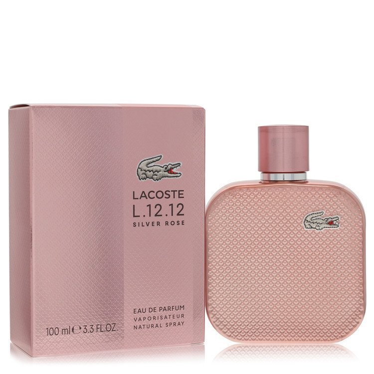 Lacoste Eau De Lacoste L.12.12 Silver Pink by Lacoste Eau De Parfum Spray 3.3 oz (Women) Lacoste Lacoste