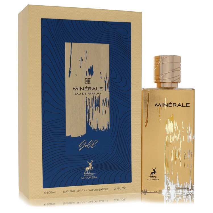 Maison Alhambra Minerale Gold by Maison Alhambra Eau De Parfum Spray 3.4 oz (Women) Maison Alhambra Maison Alhambra