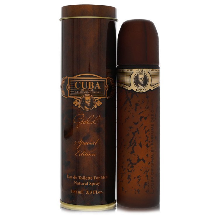 Cuba Gold Special Edition by Fragluxe Eau De Toilette Spray 3.4 oz (Men) Fragluxe Fragluxe