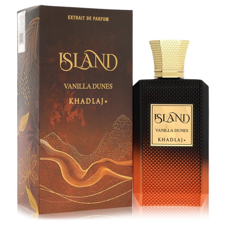 Khadlaj Island Vanilla Dunes by Khadlaj Extrait De Parfum Spray (Unisex) 3.4 oz (Women)