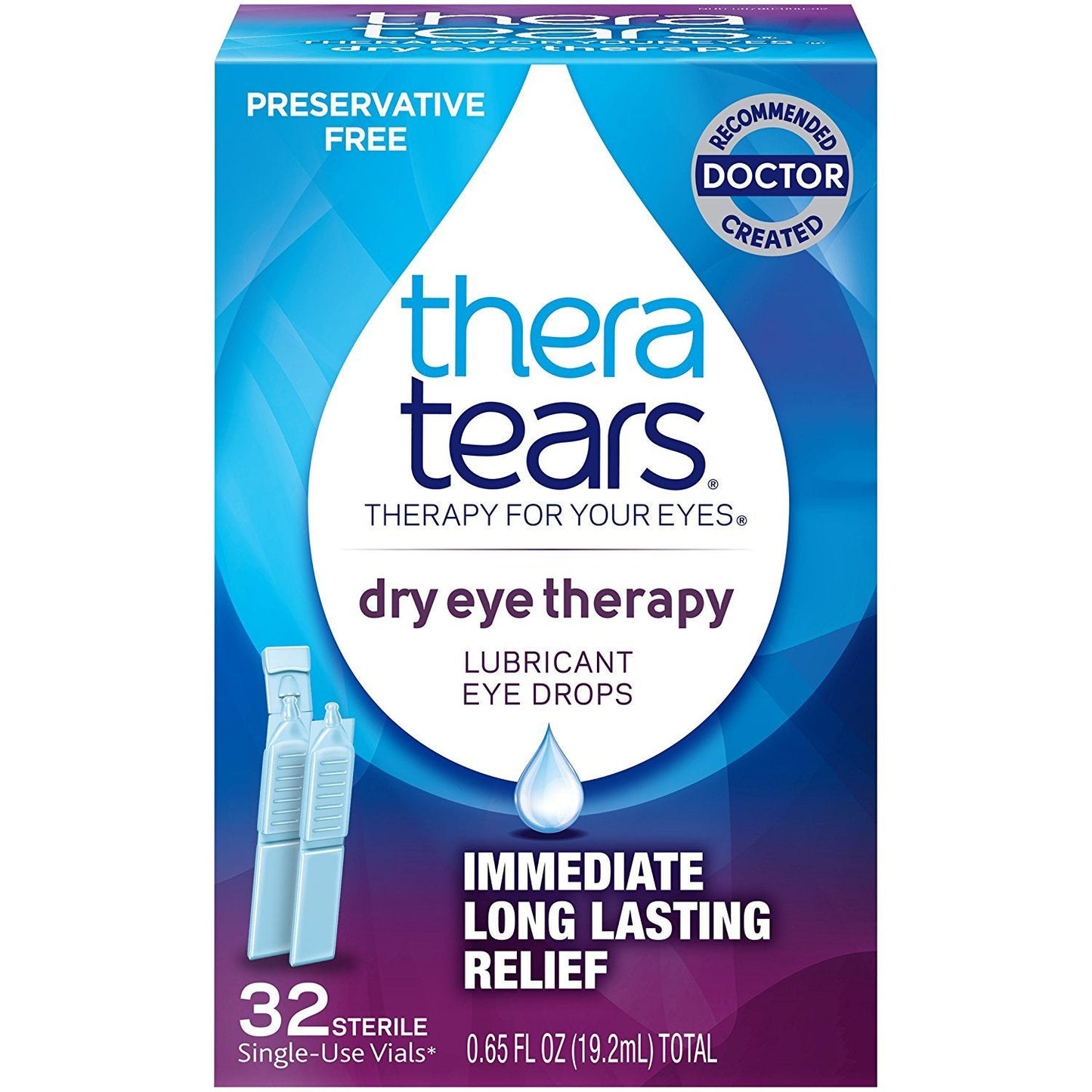 Thera Tears Lubricant Eye Drops With Twist-top 32 Vials Eye Drops Pasteur Pharmacy