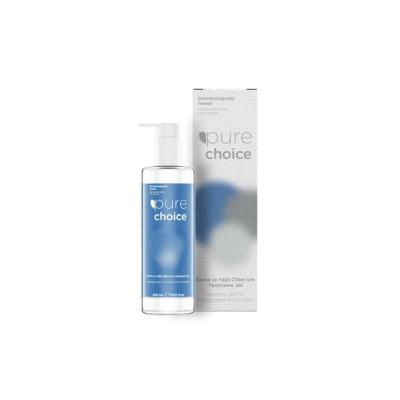 Gel de limpieza facial Pure Choice para piel grasa y mixta | Lavado facial sin parabenos ni alcohol, tratamiento contra el acné de origen vegetal y limpiador de poros - 400 ml