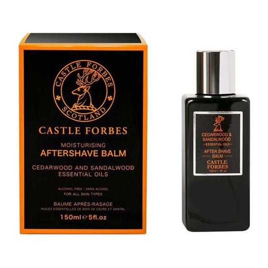 Castle Forbes Cedarwood & Sandalwood Shaving Collection Shaving Set Pasteur Pharmacy Aftershave Balm 5 oz