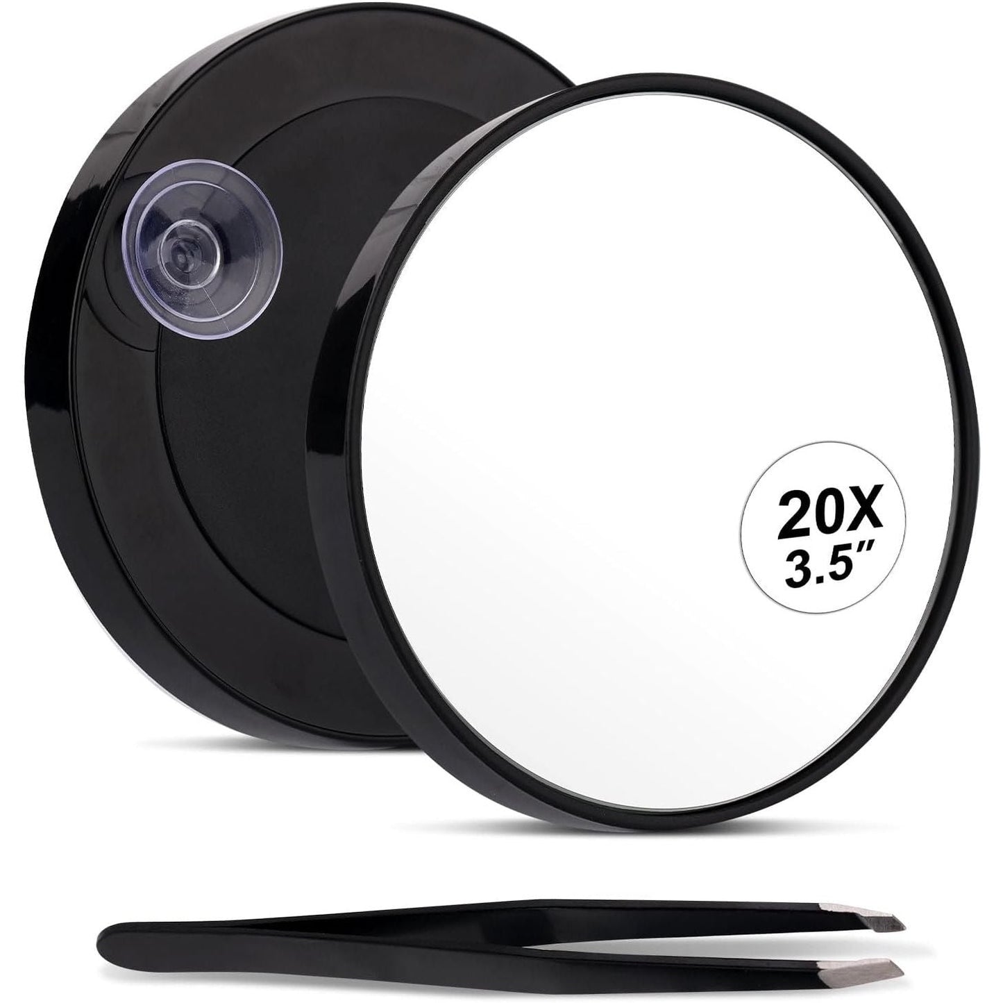 Suction Cup Travel Mirror 20X Mag. 3.5 Inches Face Mirror Pasteur Pharmacy