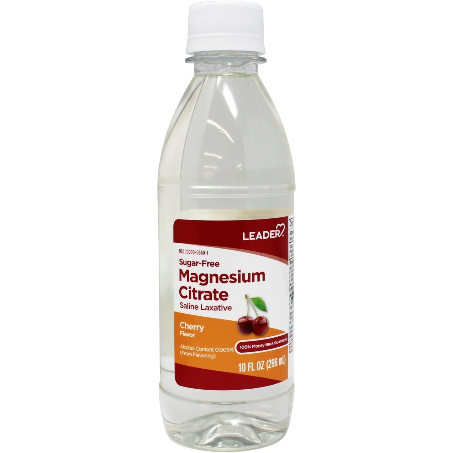 Leader Saline Laxative Magnesium Citrate 1.745G Liquid Cherry 10 Oz Medicine & Drugs Pasteur Pharmacy