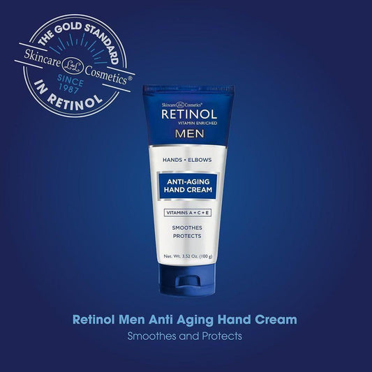 Retinol Men Anti-Aging Hand Cream 3.4 Oz Hand Cream Pasteur Pharmacy