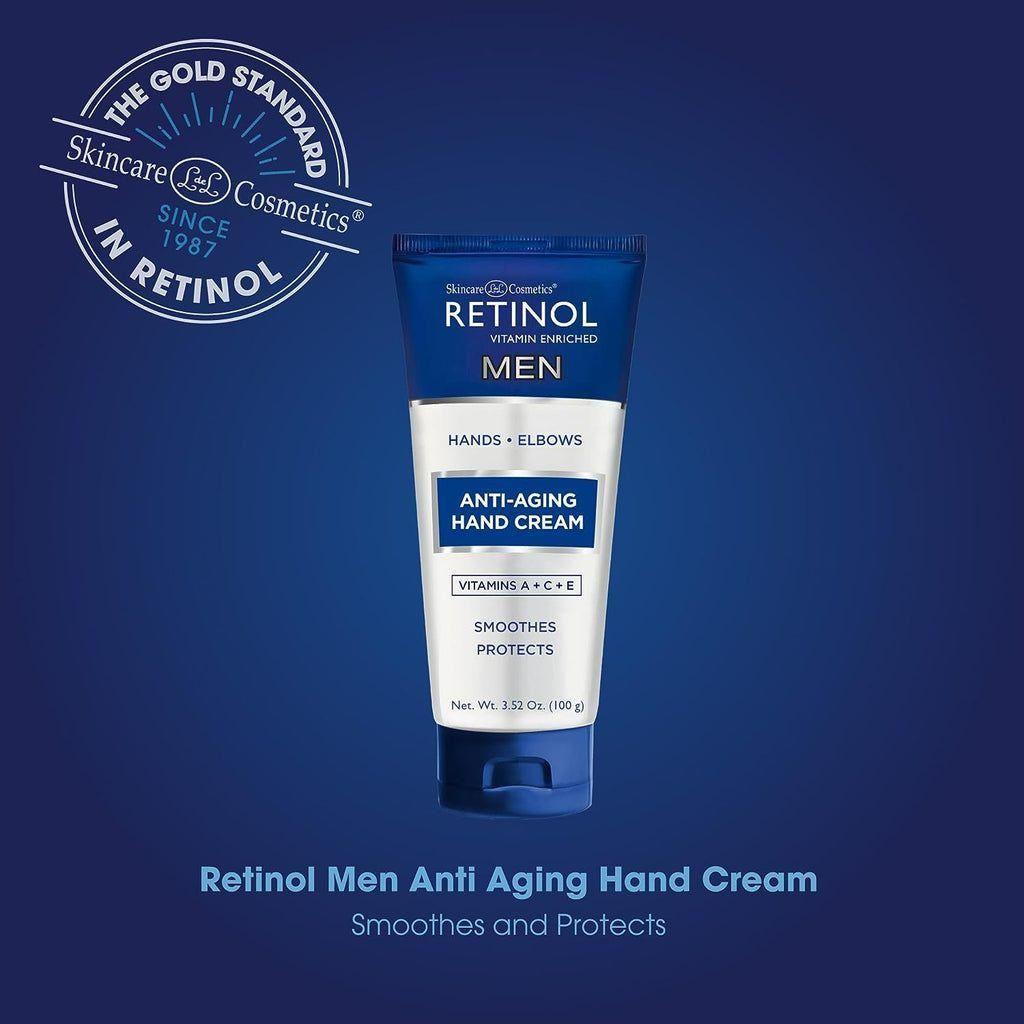 Retinol Men Anti-Aging Hand Cream 3.4 Oz Hand Cream Pasteur Pharmacy