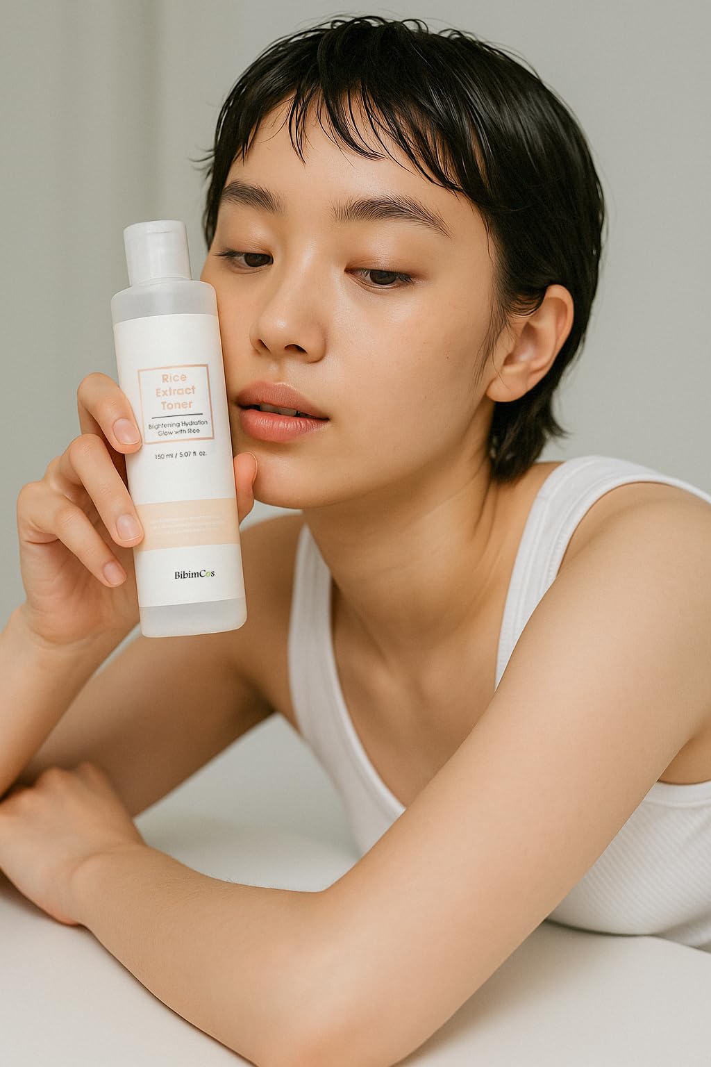 Tónico de extracto de arroz Bibimcos 150 ml - Tónico hidratante natural para piel sensible