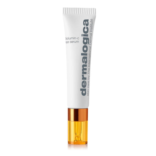 Sérum yeux Biolumin-C de Dermalogica - Crème contour des yeux à la vitamine C pour les cernes, ridules et rides - Sérum contour des yeux anti-âge pour femmes et hommes