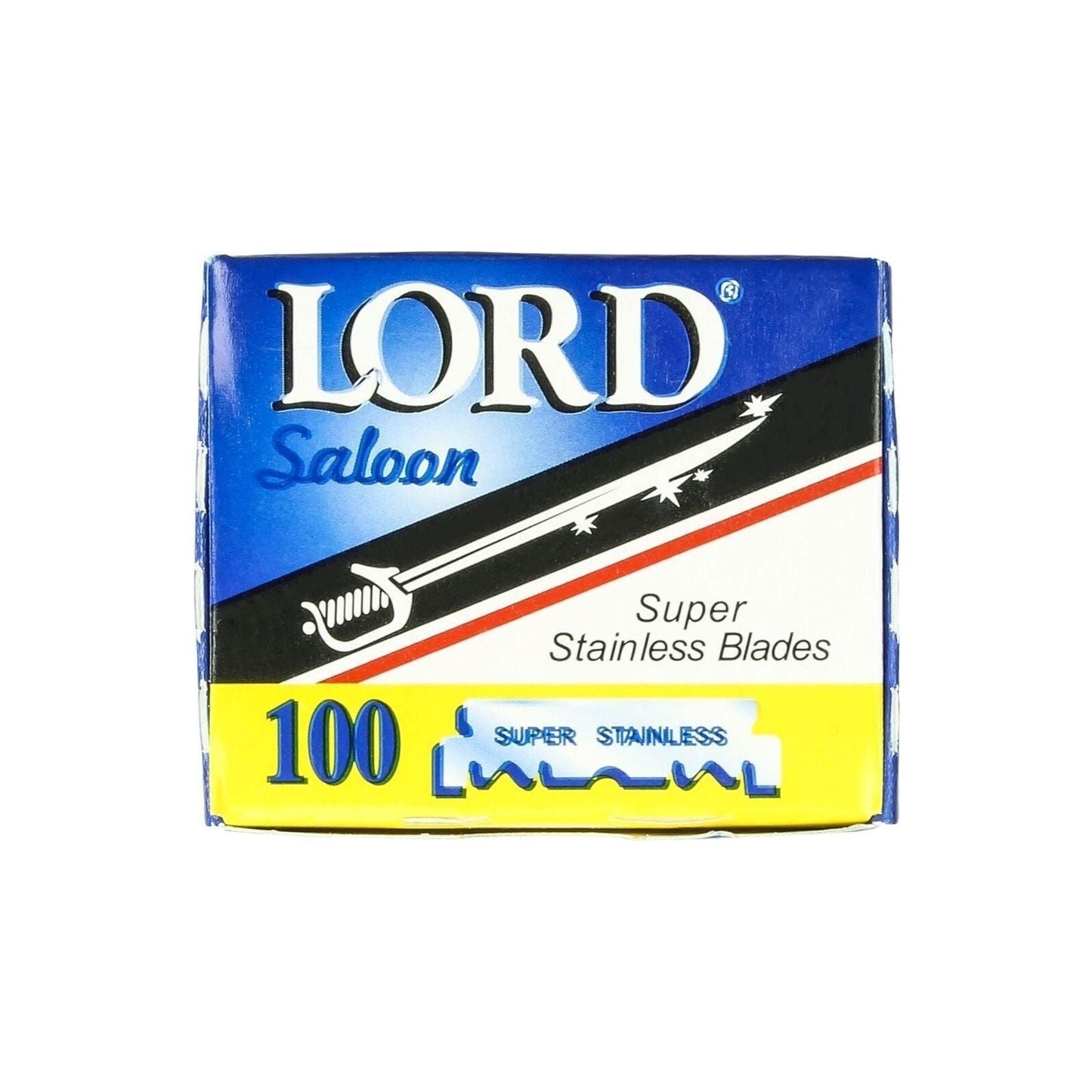 Lord Saloon Super Stainless Shaving Blades 100 count Shaving Blades Pasteur Pharmacy