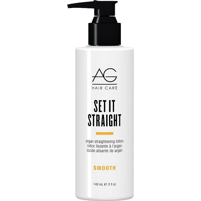 AG Hair Cosmetics Smooth Set it Straight Argan Straightening Lotion 5 oz Hair Straightening Lotion Pasteur Pharmacy