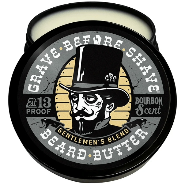 Grave Before Shave Gentlemen's Blend Beard Balm Bourbon Scent 2 Oz Beard Balm Pasteur Pharmacy