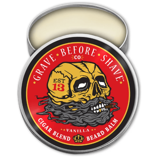 Grave Before Shave Cigar Blend Beard Balm cigar vanilla Scent 2 Oz Beard Balm Pasteur Pharmacy