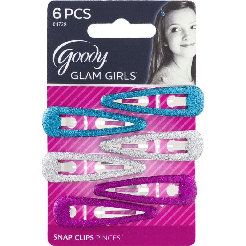 Barrettes à clip contour scintillantes pour filles Goody Tween