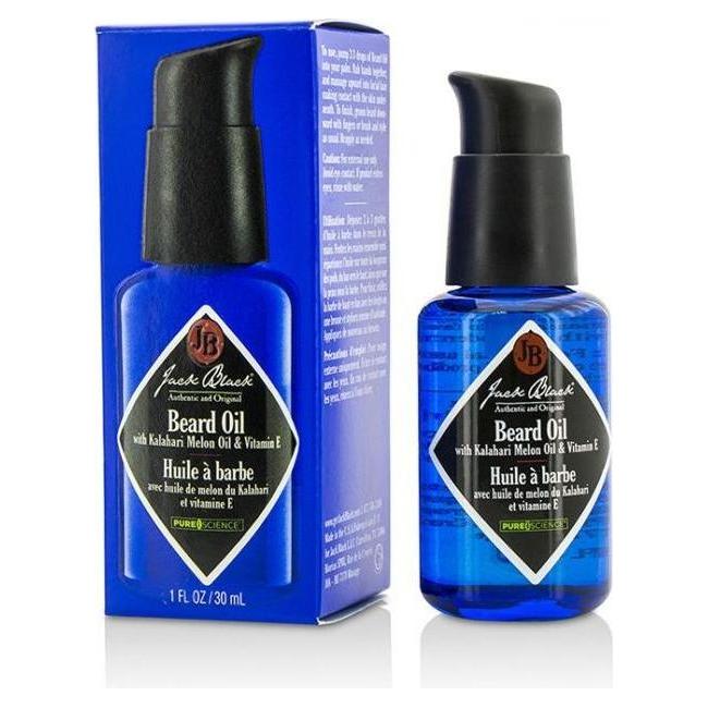 Jack Black Beard Oil With Kalahari Melon Oil & Vitamin E 1 oz Beard Oil Pasteur Pharmacy